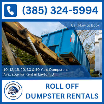 Same-Day Roll-Off Dumpster Rental in Layton, UT - Fast Davis County Service - DDD Dumpster Rental Layton
